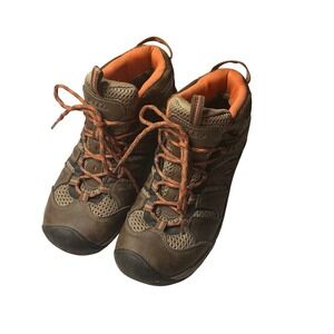 Keen Men's Brown and Orange Boots